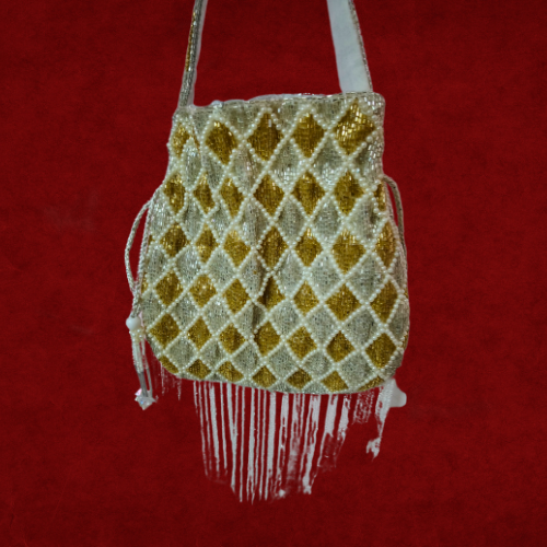 Women Golden Potli Clutch